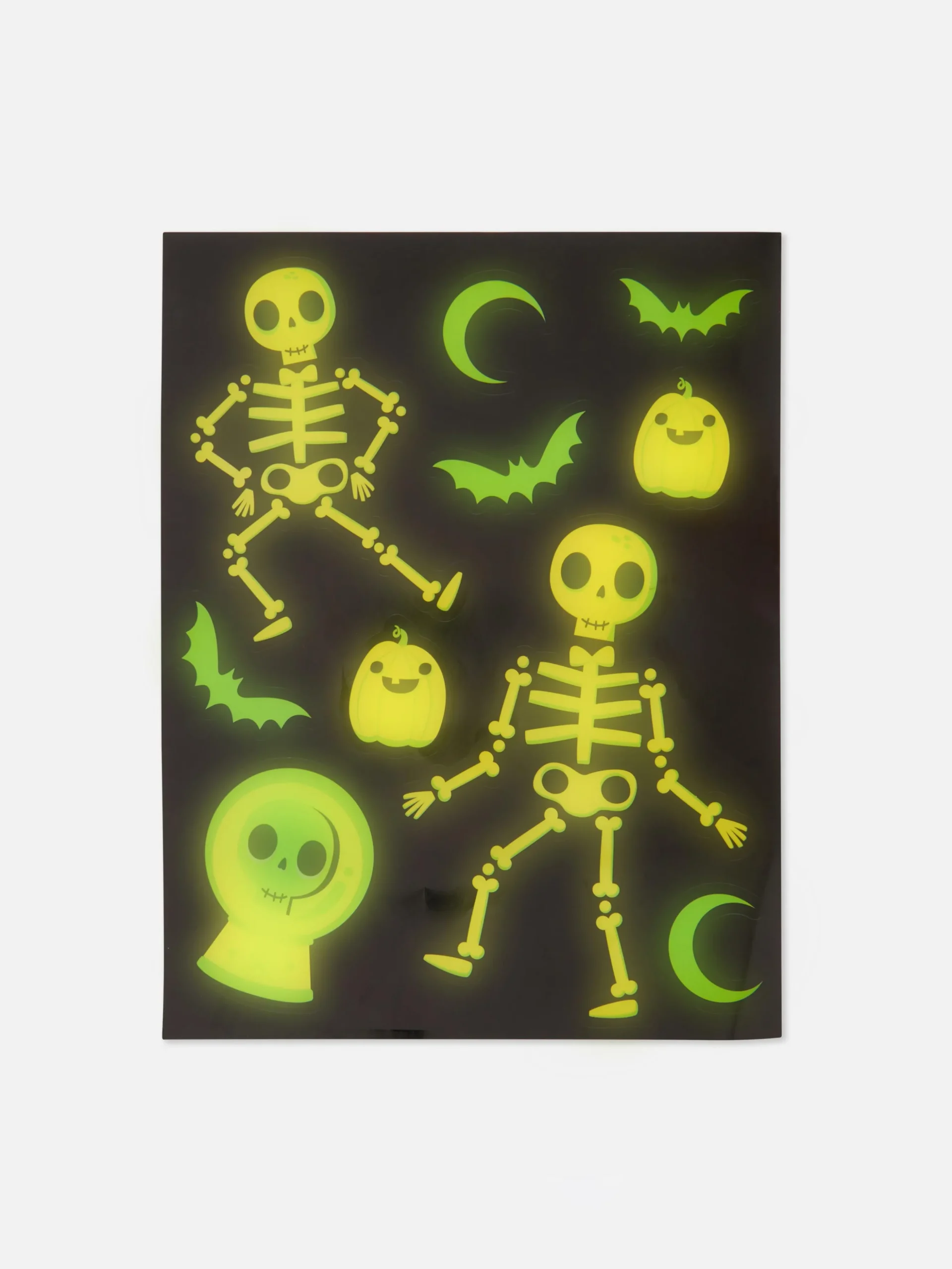 Leuchtende Halloween-Fenstersticker