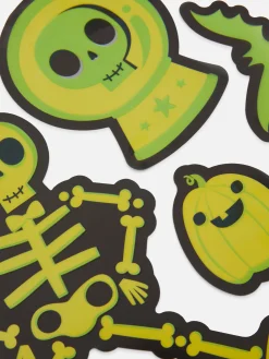 Leuchtende Halloween-Fenstersticker