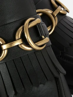 Loafer Mit Fransen Und Schnalle