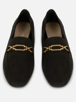Loafer Mit Kettendetail In Weiter Passform