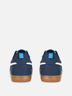 Low-Top-Sneaker In Blockfarben