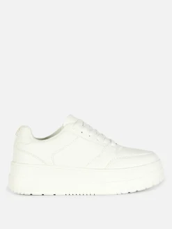 Low-Top-Sneaker Mit Flatform-Sohle