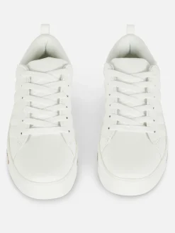 Low-Top-Sneaker Mit Strasssteinen-Detail