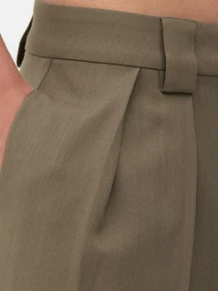 Lässige, Plissierte „Rita Ora“ Hose Mit Weitem Bein