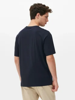 Lässiges Baumwoll-T-Shirt