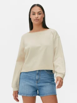 Lässiges, Kurzes Sweatshirt