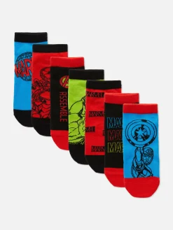„Marvel Avengers“ Sneakersocken, 7er-Pack
