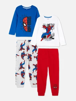 „Marvel Spider-Man“ Schlafanzug Mit Grafik, 2er-Pack