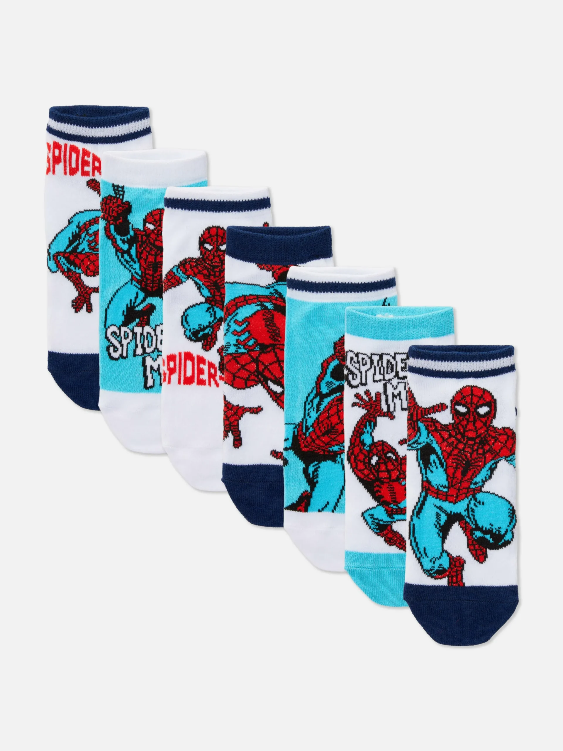 „Marvel Spider-Man“ Socken, 7er-Pack