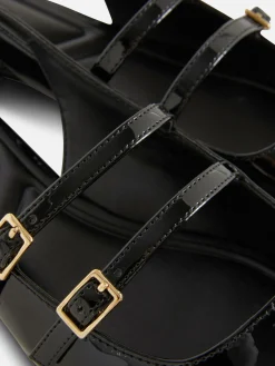 Mary Janes Mit Slingback Und Doppeltem Riemchen