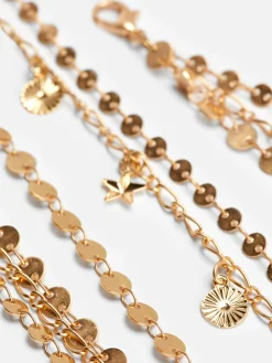 Mehrlagige Bauchkette Mit Anhängern