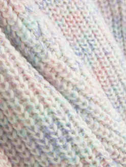 Melierter Strickpullover