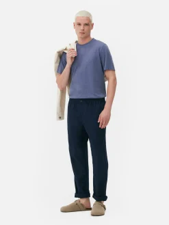 Meliertes Regular-Fit T-Shirt