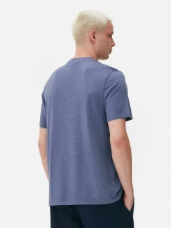 Meliertes Regular-Fit T-Shirt