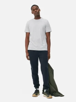 Meliertes Regular-Fit-T-Shirt