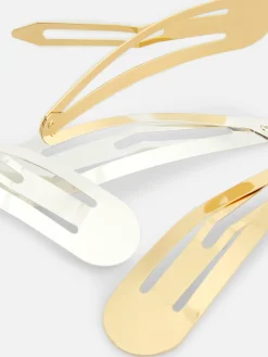 Metall-Haarspangen, 4er-Pack