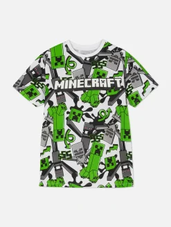 „Minecraft“ T-Shirt Mit Muster