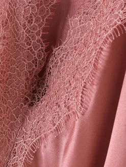 Mini-Negligé Mit Spitzenbesatz