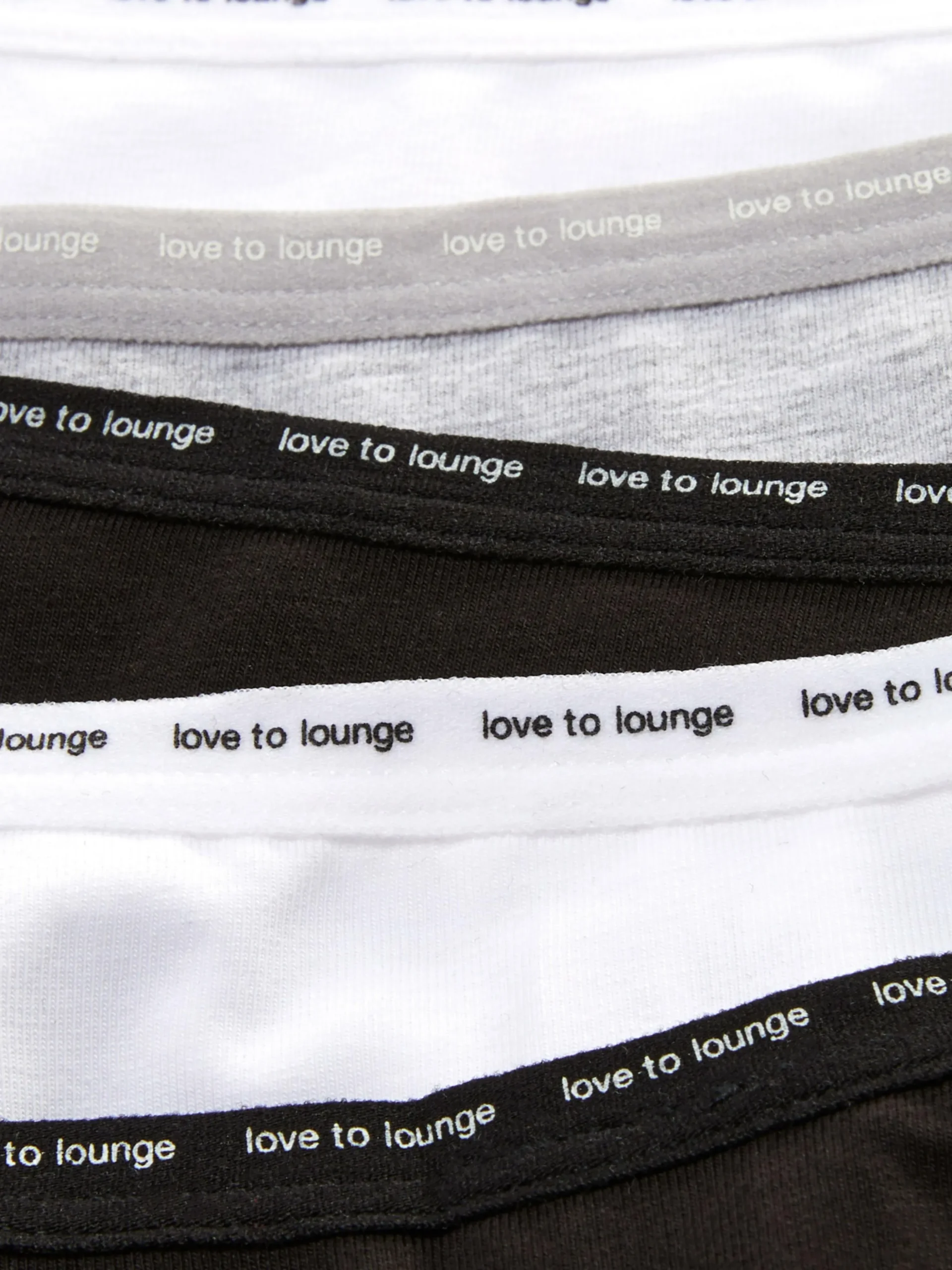 Modische Stretch-Tangas, 5er-Pack