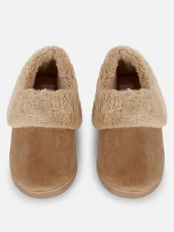 Mokassin-Hausschuhe Mit Kunstpelzfutter