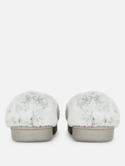 Mokassin-Hausschuhe Mit Kunstpelzfutter