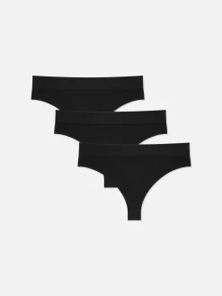 Nahtlose Essential-Tangas, 3er-Pack