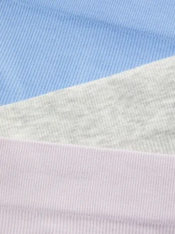 Nahtlose, Gerippte Tangas, 3er-Pack