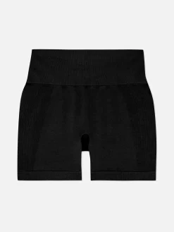 Nahtlose Performance-Shorts Mit Hoher Taille