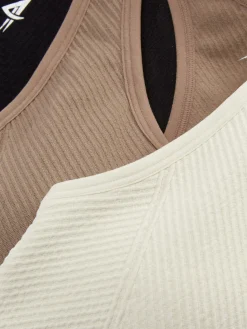 Nahtlose Sport-BHs, 3er-Pack