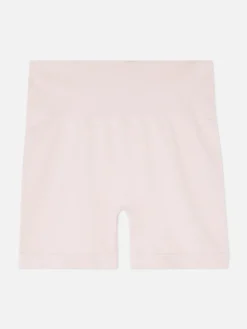 Nahtlose Yoga-Shorts Mit Hohem Bund