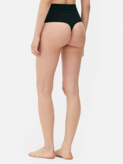 Nahtloser Shapewear-Tanga Mit Hohem Bund