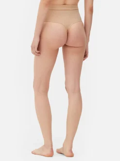 Nahtloser Shapewear-Tanga Mit Hohem Bund