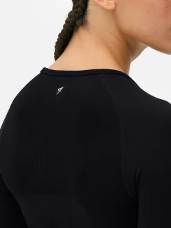 Nahtloses Performance-Langarmshirt