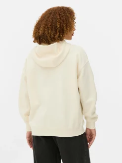 Oversize-Kapuzenpullover Mit Reißverschluss