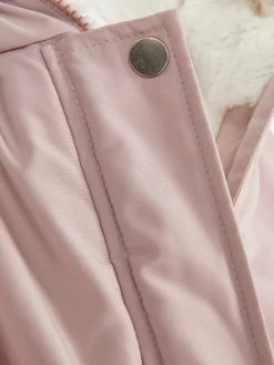 Parka Mit Kapuze Aus Kunstfell