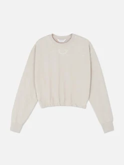 „Paula Echevarría“ Kombi-Sweatshirt Mit Ballonsaum