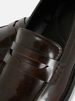 Pennyloafer Aus Kunstleder