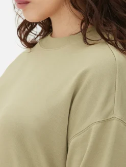 Performance-Sweatshirt Mit Rundhalsausschnitt