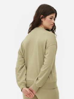 Performance-Sweatshirt Mit Rundhalsausschnitt