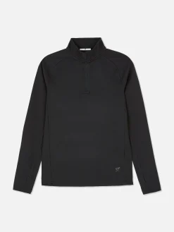 Performance-Sweatshirt Mit Viertelreißverschluss