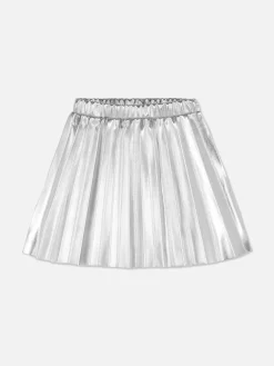 Plisseerock In Metallic-Optik