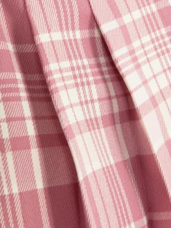 Plissierter Rock Mit Karomuster