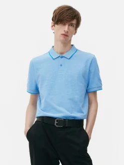 Poloshirt Aus Birdseye-Gewebe