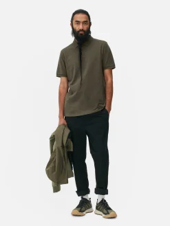 Poloshirt Aus Piqué