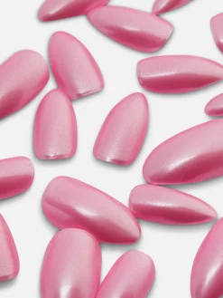 PS… Glänzende, Spitze Kunstnägel