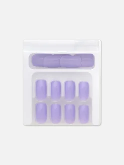 PS… Quadratische, Glänzende Kunstnägel