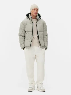 Pufferjacke Mit Karomuster