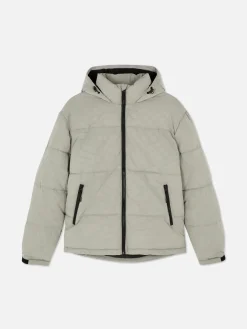 Pufferjacke Mit Karomuster