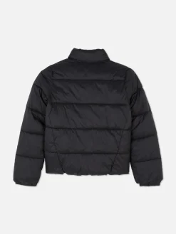 Pufferjacke Mit Trichterkragen