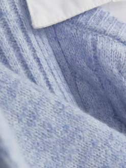 Pullover Mit Hemdlage